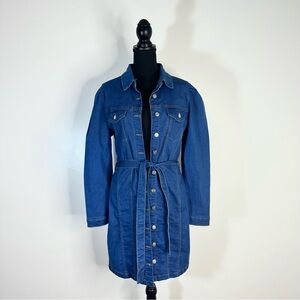 New! QUIZ Denim trench coat
